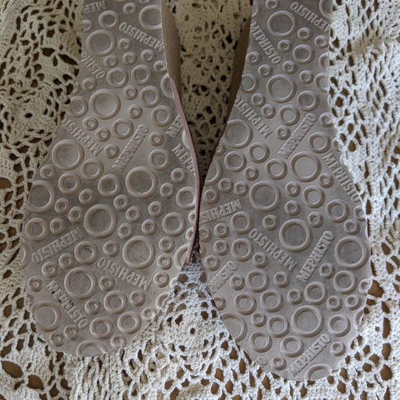 Mephisto Lisane Air-Relax slide wedge slip on sandals blush pink open toe - Picture 4 of 16